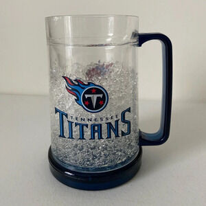 NWOT |‎ Duck House Tennessee Titans clear plastic beer mug